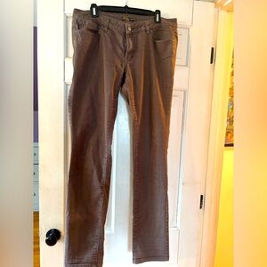 Prana Brown straight leg jeans